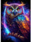 AIRDEA DIY Eule Diamond Painting Set Erwachsene Kinder, Fantasie Diamant Painting Bilder 5D Traumland Diamant Kunst Tier Diamant Malerei Set Cross Stickerei Malerei Kits für Heimdekor 30x40 cm