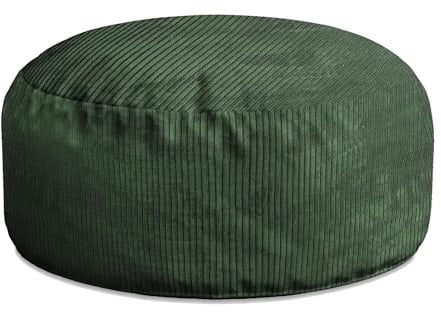 DreamRoots | Couch Hocker, Sitzsack, Wohnzimmer, für Sessel & Sofa, Sitz Poof, Sessel Pouf, leicht