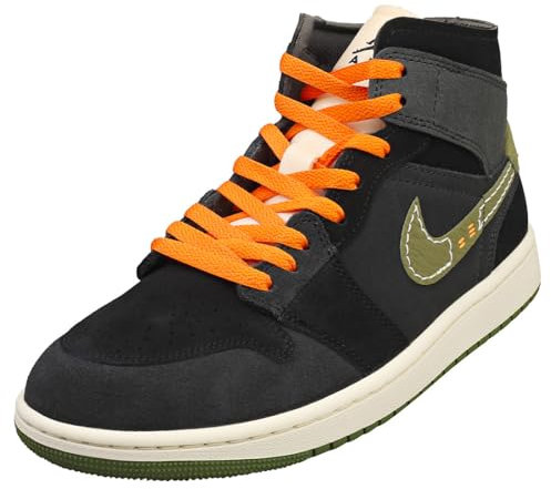 NIKE Herren Air Jordan 1 Mid Se Craft Sneaker, Anthrazit Sky J Lt Olive, 44 EU