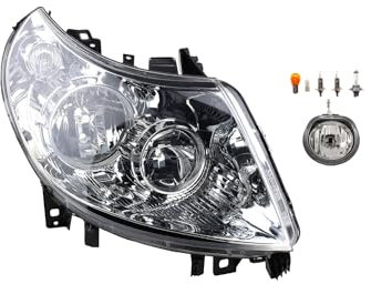 Johns, Scheinwerfer Halogen Front passend für Fiat Ducato 250 251 11-14 H1 H7 Rechts + Nebelscheinwerfer + Leuchtmittel