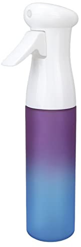 Botella pulverizadora de agua de 300 ml, diseño ergonómico, reutilizable, a prueba de fugas, amplia aplicación, botella de pulverización continua