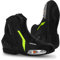 Stivali da moto da uomo Stivali da moto in pelle sportivi Scarpe da moto con suola in gomma nera Stivali (Giallo Flou, Sistema Taglie Calzature EU, Adulto, Numero, Media, 42)