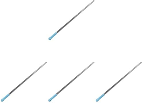 Ciieeo 4 Stück Besenstiel aus Edelstahl Griffe Doppelpunkt Besen Luftbesen Besen verquirlen Kinderbesen Mopps Besenstiel für die Bodenreinigung Kehrbesenstiel Metallgriff Rostfreier Stahl
