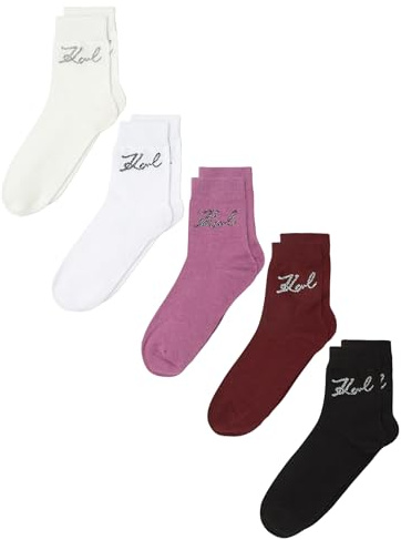 KARL LAGERFELD Damen K/Signature Logo Sock (5 Pack)