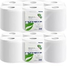 Trade by Marwan |12 Sopalins | Essuie Tout Gros Rouleau, Bobine Essuie Main, Rouleau Papier Essuie Tout Industriel, Sopalin Par | 450 Feuilles | 2 Plis | (Lot de 12)