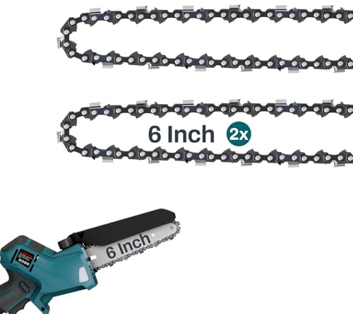 KIESBOHR Sägeblätter 1/4 36T 1.1mm Für CSE002 15cm (2 Stk) | 36 Antriebsglieder, 1.1mm Stärke, Kompatibel mit CSE002 15cm Kettensäge, 2 Stück im Set