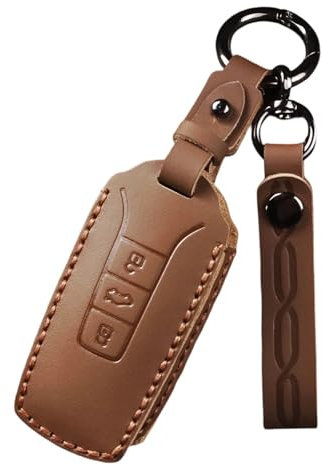 Housse de Coque Porte-clés de Voiture en Cuir, pour Volkswagen Touareg 2021