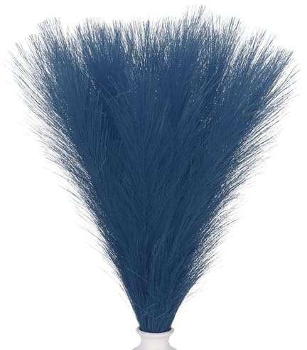 PATIKIL 50 Stück 17,7 Zoll Pampas Dekor Künstliche Pampas Blau | Bulk Fluffy Faux Grass Kleines Getrocknetes, Für Zuhause Boho Dekor Vase Hochzeit