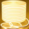 Lamomo LED Streifen 15M, Neon Dimmbar LED Strip, Warmweiss Wasserdicht 3000K Led Leiste, 12V Silikon Flexibel Outdoor Lichtleiste Flexibel Indirekte Beleuchtung für Innen Aussenbereich Heim