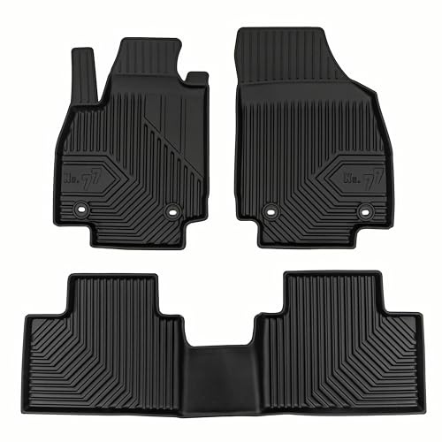 FROGUM No.77 Gummimatten Ganzjahresset von Auto Fußmatten Autofussmatten für MG ZS II Hybrid+ ab 2024 | Langlebiges TPE Material