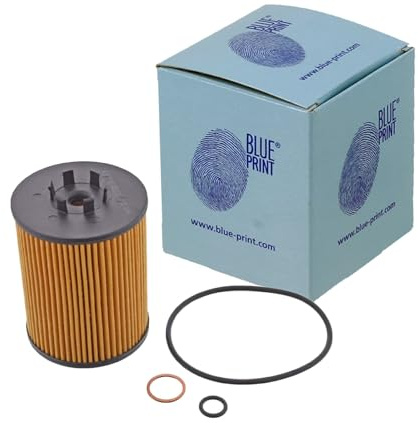 Blue Print ADB112112 Ölfilter mit Dichtringen , 1 Stück | Kompatibel mit: BMW 5, 5 Touring, 6, 6 Cabriolet, 7, X5