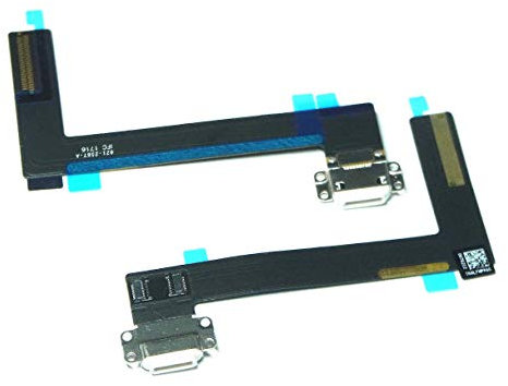 handywest Kompatibel für Apple iPad Air2 iPad 6 Ladebuchse Flex USB Dock Connector Buchse Charger Flexcable Flexkabel Weiß