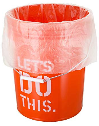 PBKay 5 Gallon Bucket Liner Bags for Marinading and Brining - Durable, Food Grade, BPA Free, 25/Roll