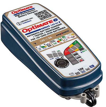 OptiMate 6 Select 12V Motorcycle Car Smart Automatic Battery Charger Optimiser with Power Supply Mode