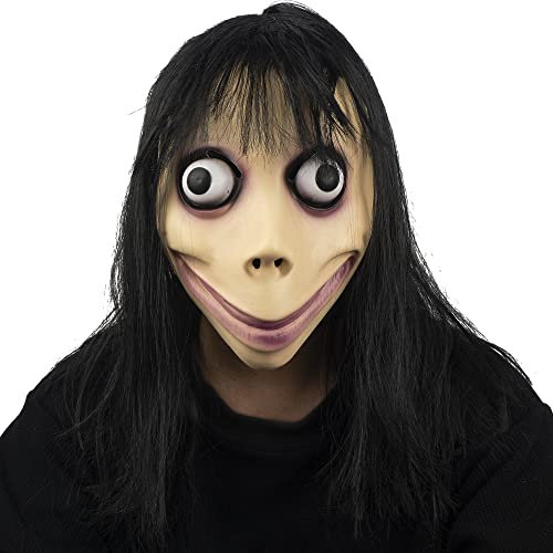 PartyHop Momo Vollmaske aus Latex für Halloween