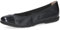 CAPRICE Damen Ballerinas aus Leder mit Lack, Blau (Ocean Comb), 41 EU