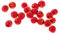 Perfeclan 10pcs 1/12 Puppenhaus Obst BlattBlattgemüse Essen Gurke/Tangerine Apfel/Modell aus Polymer Clay, Rot Apfel