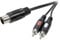 SpeaKa Professional SP-7870640 - Cavo di collegamento DIN/RCA audio, 1 connettore a diodo a 5 poli (DIN), 2 connettori RCA