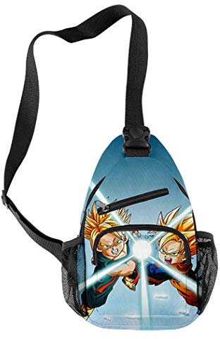 WANHONGYUE Dragon Ball Anime Umhängetaschen Brusttasche Wandertasche Schultertasche Sling Crossbody Bag / 21