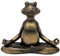 Nature's Mark Meditierende Yoga-Frosch-Statue, 15,2 cm hoch, Kunstharz, Dekoration für Tisch, Wohnzimmer, Schlafzimmer, Büro, Schreibtisch, Schrank, Regal