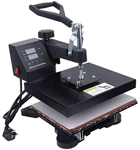 0℃ Outdoor Prensa de Calor, 33x45cm Impresora para Camisetas con Control de Temperatura Digital Doble, Máquina Plancha Termica Sublimacion, Excelente Desempeño de Seguridad, Amplia Aplicación