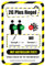 BIKE-label Corona Aufkleber 2G Plus Regel Zutritt für Genesene Geimpfte 130 x 195 mm 900242VA