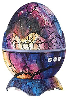 Dinosaur Eggs Galaxy Star Projector,Smart Remote Control Led Starry Star Night Light Bedroom Atmosphere Light Creative Home Child Adults Birthday Gifts (a)