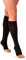 RIEMTEX Kompressionsstrümpfe Klasse 1 CCL1 Stützstrümpfe Damen und Herren mit offener Spitze schwarz oder beige Classic Serie 7110 (Größe 2, Schwarz)