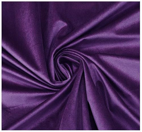 Tessuto Velluto MODELLABILE Tappezzeria Rivestimenti Cucito Creativo 50x150cm-47 Viola Chiaro
