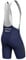 Lo.gas Herren Radfahren Bib Shorts, Gel Gepolstert Mit Taschen, Atmungsaktiv Quick-Dry, Blau, L