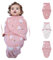 3 Pack Pucksack Baby 0-3 3-6 Monate Baby Decke Pucktuch Babyschlafsack Neugeborene Swaddle Decke aus 100% Bio-Baumwolle (Rosa Pony, L)