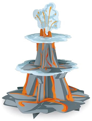 Tortenständer * Dinosaurier * als Tischdeko perfekt für einen Kindergeburtstag oder Mottoparty // Kuchenständer Muffinständer Etagere Tischdeko