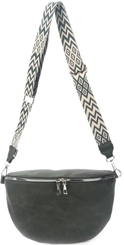 ayados Damen Crossbody Bag Bauchtasche Handtasche Schultergurt Cross body bag Tasche Schultertasche Umhängetasche 2376232 (D.Grün)