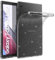 MoKo Case Fits Samsung Galaxy Tab A7 Lite 8.7-Inch 2021 Release Tablet Model SM-T225/T220/T227/T227U, Matte Soft Flexible TPU Skin Bumper Back Cover Shell, Matte, Clear Glitter