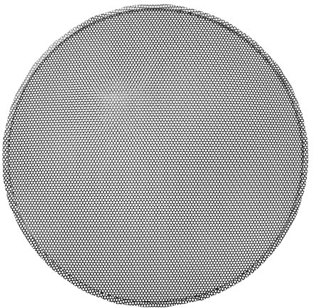 QUARKZMAN Rejilla Universal De Altavoz De 9 Pulgadas Para Subwoofer De Audio 235X245X12Mm Sin Marco Negro - Paquete De 1