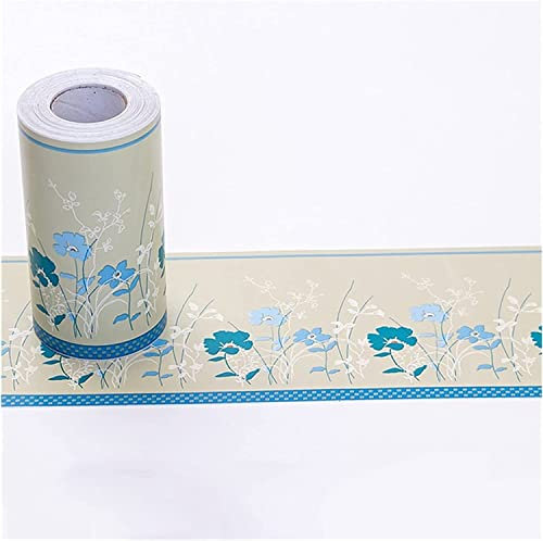Tapetenbordüren, Wandleisten, selbstklebende Sockelleisten-Wandaufkleber, Bordüren für Wohnzimmer, Küche, Badezimmer, Ecke, Fensterbank, Taillenlinie /Rolle) (Farbe: H) (Farbe: D) (Farbe: C)
