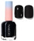 Black Nail Polish - Glossy Black Nail Varnish - Quick Dry Nail Polish - Oil Based Breathable Nail Polish - Long Lasting Nail Varnish Non Chip & Non Toxic For Manicure At Home