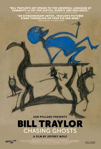 Bill Traylor Chasing Ghosts A1 Poster auf Leinwand, Wandkunst, Heimdekoration, Filmposter, Leinwand, Film, Kino, Retro, Vintage, Kult, klassisch, Nostargische Saga, moderner Nachdruck, wir drucken