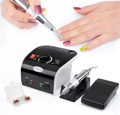 Fraiseuse à ongles, fraiseuse à ongles 35000rpm, fraiseuse électrique à ongles en gel, kit professionnel de manucure, pédicure