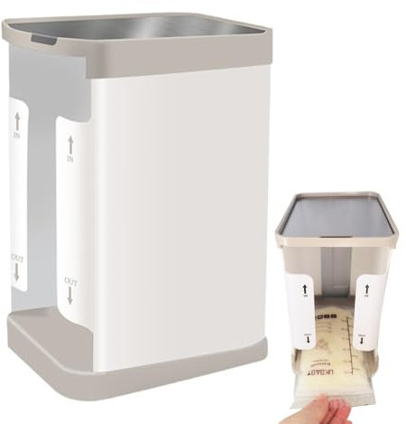 Organizador de congelación para leche materna, torre para almacenamiento de leche materna, contenedores de leche materna que ahorran espacio, organizador de almacenamiento de leche materna,