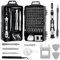 Feinmechaniker Werkzeug Set, (115 in 1) Mehrzweck Mini Schraubenzieher Set, Feinmechaniker Schraubendreher Set Multifunktional für PC Laptop PS iPhone Uhr Macbook Spielzeug Xbox Brille Kamera (Black)