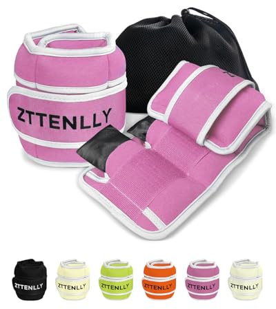 ZTTEN Gewichtsmanschetten für Beine & Arme - Verstellbare Knöchel-/Handgelenkgewichte 0.45-9kg, Fitnessgewichte für Erwachsene & Kinder, Yoga, Joggen, Gym