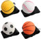 Helweet Springball mit Schnur, Handgelenk Return Ball an Schnur, Handgelenk Ball Kinder, Gummi Bouncyball, mit Gummiband, für Tägliches Training, Spiele und Übungen, 4 Stück