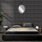 Trafagala 3D Effect Black Panel Wallpaper Wood Panelling Wallpaper Wall Panelling Textured Retro Embossed Tartan Neutral Art Deco for Living Room Feature Wall Bedroom Ceilings