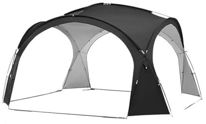 XFYESL Shelters Outdoor Camping Dome Tent Large Round Canopy Silver-coated Garden Awning Family Picnic Pergola Tent Fishing Tent(Dome tent L)