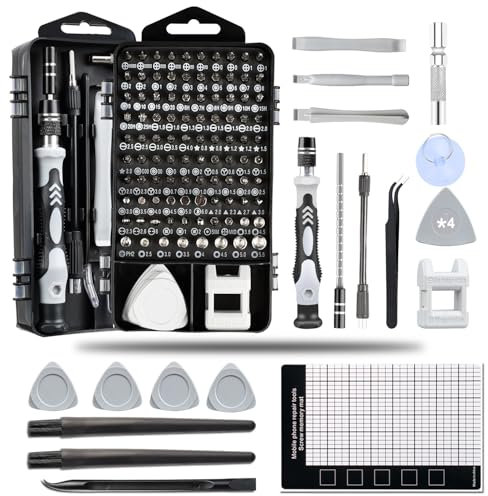 Precision Screwdriver Kit, Electronics Repair Tool Set with Clean Brush, Tool Gifts for Men, Repair for Electronics,Macbook, Laptop, PC, RC, PS5, iphone,Jewelers, XBOX, Glasses