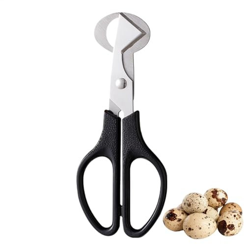 Wachtelei-Schere - Edelstahll-Eierschalenöffner, Wachtelei-Knacker | Eierschalenschere, Wachteleier-Schneidewerkzeug, Küchenzubehör für Wachteleier, Mini-Eierschere für schnelles und sauberes Öffnen