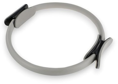 Velov Pilates Ring (38 cm) für effektives Training von Beinen, Hüfte & Beckenboden. Für Männer & Frauen. Stärkt Kraft, Flexibilität & Stabilität. Ideal für Homegym & Studio (Grau)