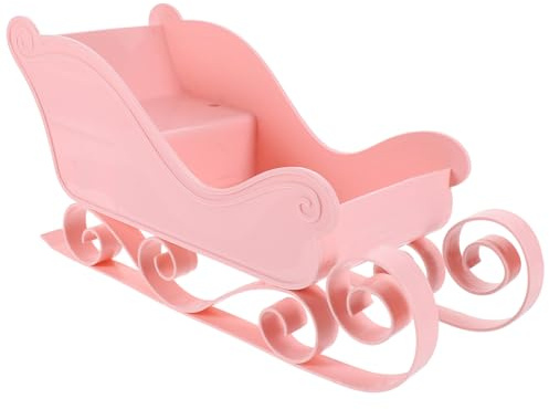 DECOMELODY Decorazione Natalizia Miniatura Cipria per Albero e Tavola Addobbo Festivo Vivid per Feste e Casa Natale