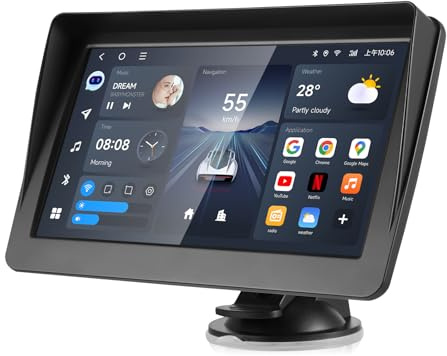 7 Inch Sat Nav GPS Navigator,Sat Nav for Car, Truck, HGV with 2025 Latest UK Maps,HD TFT Touch Screen Satnav with Voice Turn Directions, Postcode Search,Free OTA Updates